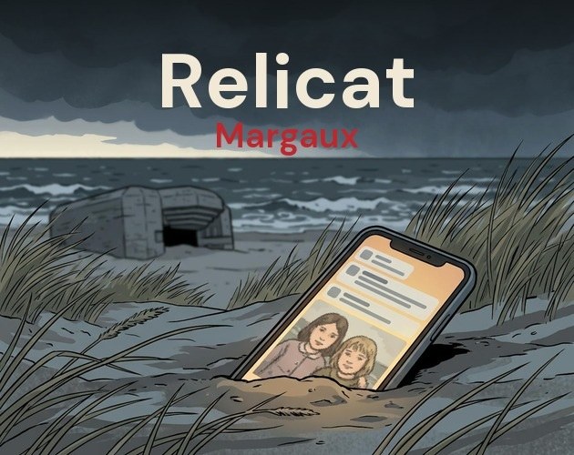 Relicat : Margaux, un téléphone qui luit dans les oyats en haut d'une dune